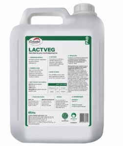 Lactveg - Desenfetante para hortifrutigranjeiros.